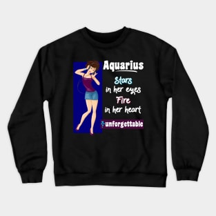 Aquarius Girl Crewneck Sweatshirt